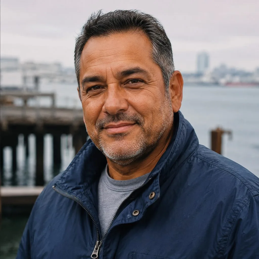 Sam Delgado, San Francisco waterfront tour guide
